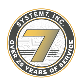System7 over 25 years in business seal